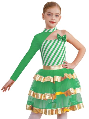 Vxuxlje Weihnachtskleid Mädchen Prinzessinnenkostüm Karnevalskostüm Moderner Tanzanzug Eiskunstlaufkleid Geburtstagsfeierkleid Grün 170 Vxuxlje Weihnachtskleid Mädchen Prinzessinnenkostüm Karnevalskostüm Moderner Tanzanzug Eiskunstlaufkleid Geburtstagsfeierkleid Grün 170 von Vxuxlje