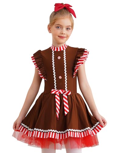 Vxuxlje Weihnachtskostüme Für Mädchen Lebkuchen Kostüme Tutu Ballettkleid Klassisches Tanzkleid Süßes Lebkuchenkleid Auftrittskostüm Cosplay Braun 158-164 Vxuxlje Weihnachtskostüme Für Mädchen Lebkuchen Kostüme Tutu Ballettkleid Klassisches Tanzkleid Süßes Lebkuchenkleid Auftrittskostüm Cosplay Braun 158-164 von Vxuxlje