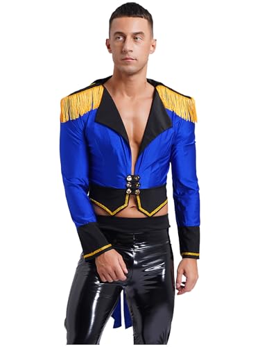 Vxuxlje Zirkuskostüm Für Herren Langer Dompteurmantel Steampunk Ringmaster Kostüm Prinz Halloween Karneval Show Kostüm Königsblau L Vxuxlje Zirkuskostüm Für Herren Langer Dompteurmantel Steampunk Ringmaster Kostüm Prinz Halloween Karneval Show Kostüm Königsblau L von Vxuxlje