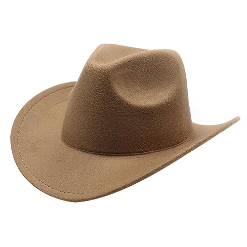 Cowgirl-Hut, lässiger Cowboyhut, Tanzen, Disco für Musikfestivals, breite Krempe, Cowboyhut, vielseitiger Ritterhut, Cowgirl-Hut für Damen Cowgirl-Hut, lässiger Cowboyhut, Tanzen, Disco für Musikfestivals, breite Krempe, Cowboyhut, vielseitiger Ritterhut, Cowgirl-Hut für Damen von Vynetra