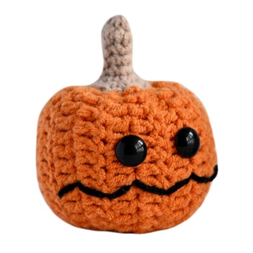Vynetra Cartoon gestrickter Kürbiskopf Spielzeug mit Motivationskarten Halloween kleiner Kürbis mit Hut Häkelpuppen zum Verschenken Vynetra Cartoon gestrickter Kürbiskopf Spielzeug mit Motivationskarten Halloween kleiner Kürbis mit Hut Häkelpuppen zum Verschenken von Vynetra