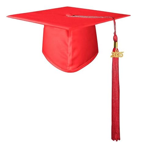 Vynetra Elegante Abschlusskappen für Kinder mit klassischen Designs und Quasten, Zylinder für Schulzeremonien und Fotografie, Schulabschluss von Vynetra