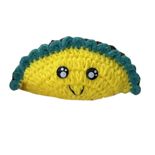 Vynetra Kreatives Cartoon-Tacos-Häkelspielzeug, gestrickte Plüschpuppen für emotionale Unterstützung, inspirierende Ermutigung, Ornament Vynetra Kreatives Cartoon-Tacos-Häkelspielzeug, gestrickte Plüschpuppen für emotionale Unterstützung, inspirierende Ermutigung, Ornament von Vynetra