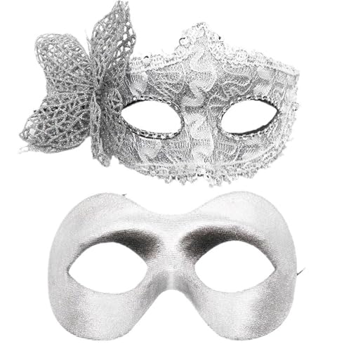 Vynetra Set mit 2 tragbaren Maskeraden, stilvolle Schmetterlingsseite, dekoriert, Party für Festival-Anlässe Vynetra Set mit 2 tragbaren Maskeraden, stilvolle Schmetterlingsseite, dekoriert, Party für Festival-Anlässe von Vynetra