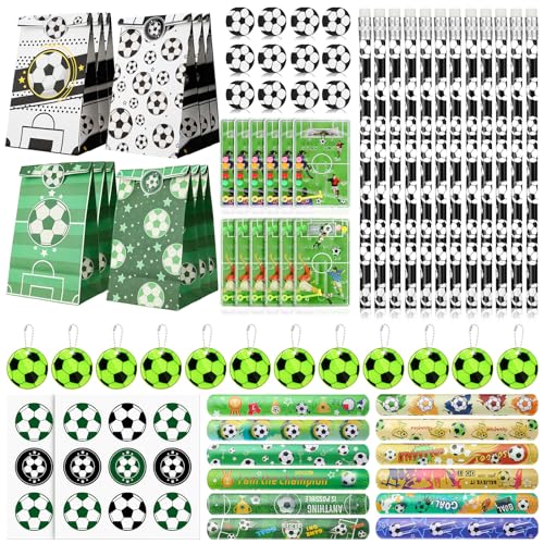 Vyuwast Fussball Mitgebsel Jungen Set 90 Stück Fußball Mitgebsel Kindergeburtstag, Fußball Bleistift, Radiergummi, Fußball Flipperspiel, Schnapparmband, Schlüsselanhänger, Papiertüten Aufkleber Vyuwast Fussball Mitgebsel Jungen Set 90 Stück Fußball Mitgebsel Kindergeburtstag, Fußball Bleistift, Radiergummi, Fußball Flipperspiel, Schnapparmband, Schlüsselanhänger, Papiertüten Aufkleber von Vyuwast