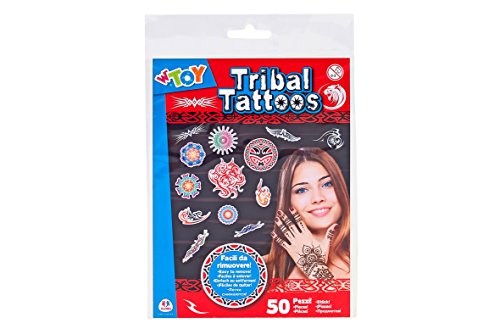 W'TOY 8436033310052 Stammestattoos, Mädchen, One Size von W'TOY