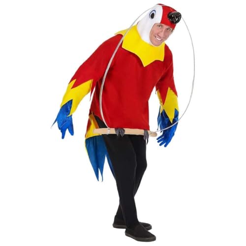 Widmann - Kostüm Papagei auf der Stange, Kostüm, Maske, Karneval, Mottoparty von WIDMANN MILANO PARTY FASHION
