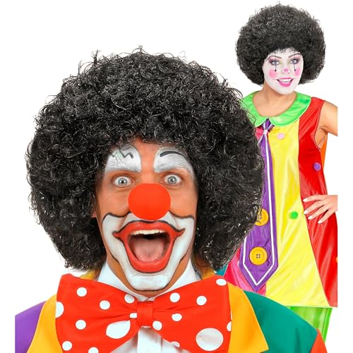 W WIDMANN MILANO Party Fashion - Clownsperücke für Erwachsene aus Kunsthaar, Lockenperücke für Karneval & Halloween von W WIDMANN MILANO Party Fashion
