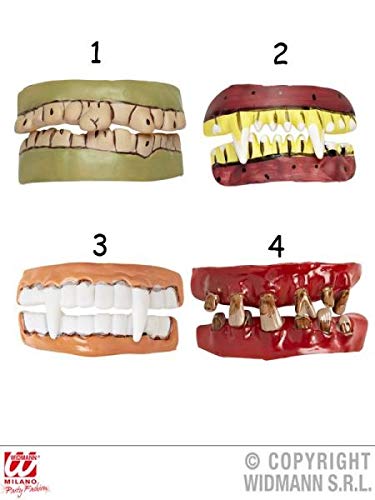 W WIDMANN MILANO Party Fashion, Halloween-Zähne, leuchtende Farben, vielfältige Modelle, bequem und langlebig, realistische Details, einfach zu verwenden, perfekt für einen schaurigen Look W WIDMANN MILANO Party Fashion, Halloween-Zähne, leuchtende Farben, vielfältige Modelle, bequem und langlebig, realistische Details, einfach zu verwenden, perfekt für einen schaurigen Look von W WIDMANN MILANO Party Fashion