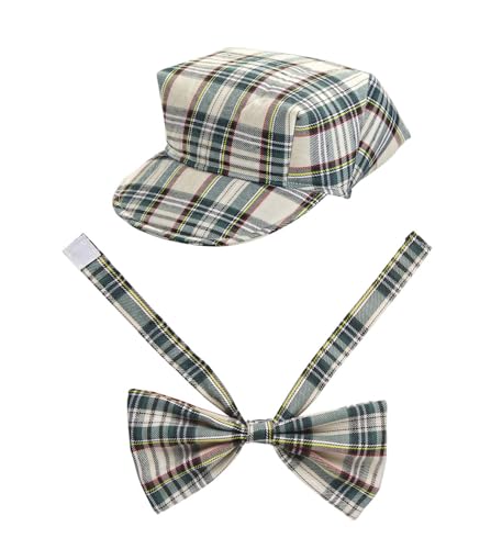 W WIDMANN MILANO Party Fashion, Hut und Fliege im beigen Tartan-Design, einzigartiger Stil, optimaler Komfort, vielseitig einsetzbar, unisex, pflegeleicht, perfekt für alle Anlässe und Jahreszeiten W WIDMANN MILANO Party Fashion, Hut und Fliege im beigen Tartan-Design, einzigartiger Stil, optimaler Komfort, vielseitig einsetzbar, unisex, pflegeleicht, perfekt für alle Anlässe und Jahreszeiten von W WIDMANN MILANO Party Fashion