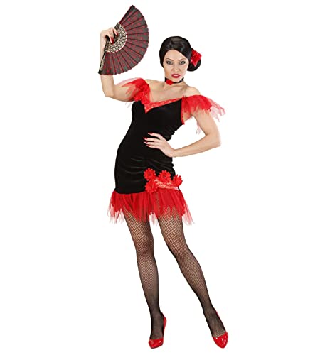 W WIDMANN MILANO Party Fashion, Spanisches Kostüm in Schwarz und Rot, Eleganz und Tradition, Größe M, vielseitig für alle Anlässe, sorgfältige Details, optimaler Komfort, perfekt um zu glänzen von W WIDMANN MILANO Party Fashion