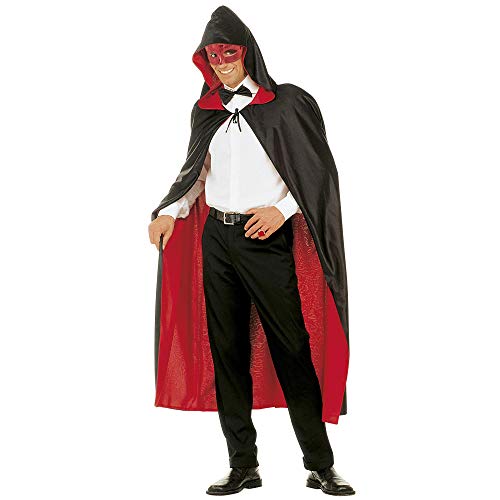 W WIDMANN MILANO Party Fashion, Wendecape in Schwarz und Rot, Einheitsgröße, 140 cm, aus weichem Fell, ideal für Halloween und Karnevals, erhältlich in verschiedenen Farben und Größen W WIDMANN MILANO Party Fashion, Wendecape in Schwarz und Rot, Einheitsgröße, 140 cm, aus weichem Fell, ideal für Halloween und Karnevals, erhältlich in verschiedenen Farben und Größen von W WIDMANN MILANO Party Fashion