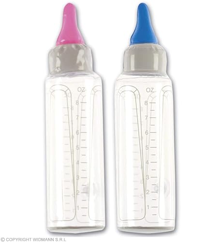 W WIDMANN MILANO Party Fashion, aufblasbare Flasche 30 cm, individuell gestaltbar, aus langlebigem PVC, leicht aufzublasen/entleeren, perfekt für Geburtstagsfeiern und Themenabende, festliche Stimmung von W WIDMANN MILANO Party Fashion