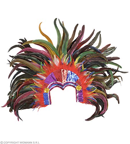 W WIDMANN MILANO Party Fashion, bunte Tropicana-Federn, flamboyanter Stil, leichter Komfort, vielseitig für alle Anlässe, langlebig, verantwortungsbewusste Nutzung ab 16 Jahren von W WIDMANN MILANO Party Fashion
