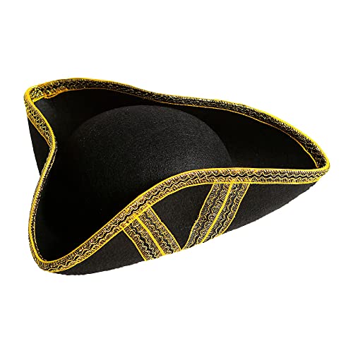 W WIDMANN MILANO Party Fashion, eleganter Dreispitz aus Spitze und Gold, bequem aus Filz, vielseitig für alle Kostüme, langlebig aus Polyester, pflegeleicht für eine lange Lebensdauer W WIDMANN MILANO Party Fashion, eleganter Dreispitz aus Spitze und Gold, bequem aus Filz, vielseitig für alle Kostüme, langlebig aus Polyester, pflegeleicht für eine lange Lebensdauer von W WIDMANN MILANO Party Fashion