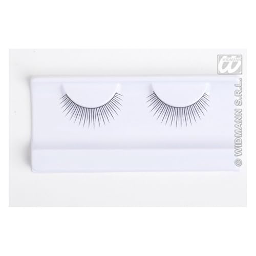 W WIDMANN MILANO Party Fashion, gemischte schwarze Wimpern, dramatischer Effekt, einfache Anwendung mit Kleber, perfekt für Partys, bequem, speziell für erwachsene Frauen entworfen von W WIDMANN MILANO Party Fashion