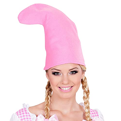 W WIDMANN MILANO Party Fashion, leuchtend rosa Zwergenmütze, bequem und vielseitig für Partys und Veranstaltungen, im Fantasy-Thema, verleiht einen Hauch von Magie von W WIDMANN MILANO Party Fashion