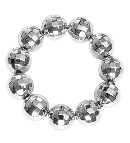 W WIDMANN MILANO Party Fashion 03527 - Armband Discokugel, silber, 70er Jahre, Disco Fever, Schmuck W WIDMANN MILANO Party Fashion 03527 - Armband Discokugel, silber, 70er Jahre, Disco Fever, Schmuck von W WIDMANN MILANO Party Fashion