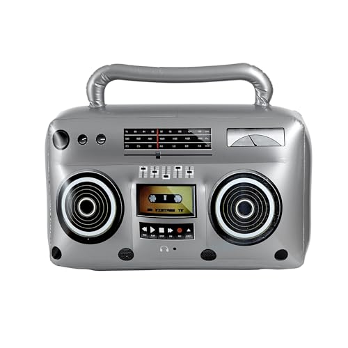 W WIDMANN MILANO Party Fashion 04818 - Aufblasbares Radio, Größe circa 50 x 30 cm, Accessoire für Trainingsanzüge, Dekoration, Ghettoblaster, Karneval, Mottoparty W WIDMANN MILANO Party Fashion 04818 - Aufblasbares Radio, Größe circa 50 x 30 cm, Accessoire für Trainingsanzüge, Dekoration, Ghettoblaster, Karneval, Mottoparty von W WIDMANN MILANO Party Fashion