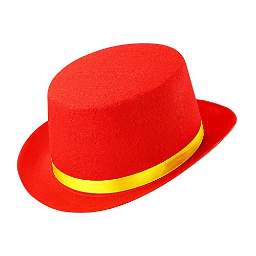W WIDMANN MILANO Party Fashion 13991 - Clown-Hut, für Kinder, Rot-Gelb, Zylinder aus Filz, Hut, Mütze, Kostüm, Karneval, Mottoparty W WIDMANN MILANO Party Fashion 13991 - Clown-Hut, für Kinder, Rot-Gelb, Zylinder aus Filz, Hut, Mütze, Kostüm, Karneval, Mottoparty von W WIDMANN MILANO Party Fashion