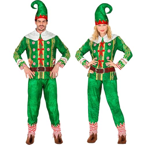 W WIDMANN MILANO Party Fashion 15860 Elfen Fast Costume, Unisex – Erwachsene, Grün, XXL von W WIDMANN MILANO Party Fashion