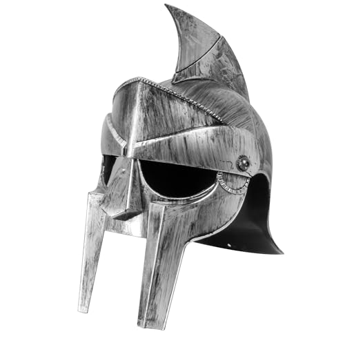 W WIDMANN MILANO Party Fashion 29149 - Gladiator Helm mit Visier aus Hartplastik, für Erwachsene, Römer, Mittelalter, Krieger W WIDMANN MILANO Party Fashion 29149 - Gladiator Helm mit Visier aus Hartplastik, für Erwachsene, Römer, Mittelalter, Krieger von W WIDMANN MILANO Party Fashion