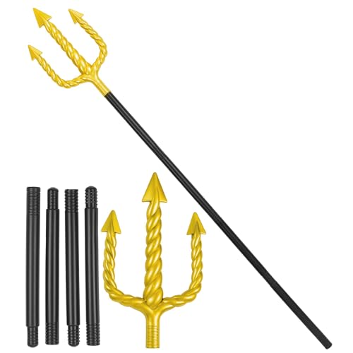 W WIDMANN MILANO Party Fashion - Goldene Spiralgabel mit schwarzem oder rotem Stab, Dreizack Poseidon, Meerjungfrauen, Teufel W WIDMANN MILANO Party Fashion - Goldene Spiralgabel mit schwarzem oder rotem Stab, Dreizack Poseidon, Meerjungfrauen, Teufel von W WIDMANN MILANO Party Fashion
