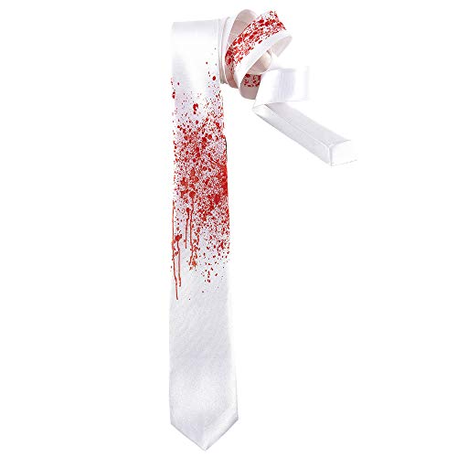 Widmann 29922 - Blutverschmierte Krawatte, Kostümzubehör, Accessoire, Psycho, Halloween, Karneval, Mottoparty von WIDMANN MILANO PARTY FASHION