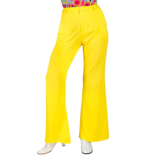W WIDMANN MILANO Party Fashion - 70er Jahre Hose für Damen, Hippie, Reggae, Flower Power, Disco Fever, Fasching W WIDMANN MILANO Party Fashion - 70er Jahre Hose für Damen, Hippie, Reggae, Flower Power, Disco Fever, Fasching von W WIDMANN MILANO Party Fashion