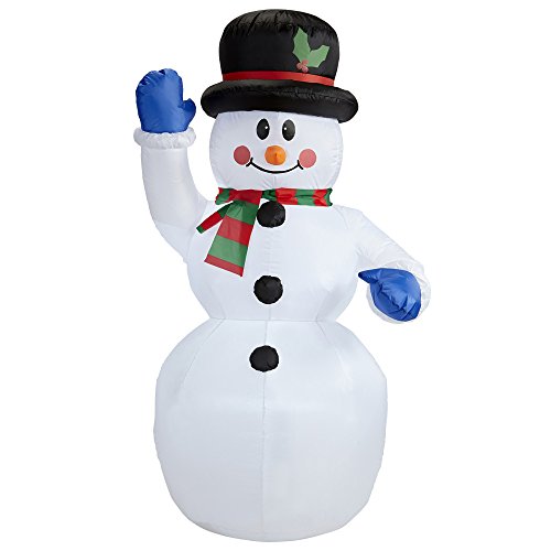 W WIDMANN MILANO Party Fashion 75038 - Aufblasbarer leuchtender Schneemann mit integriertem Gebläse, 150 cm, Dekoration W WIDMANN MILANO Party Fashion 75038 - Aufblasbarer leuchtender Schneemann mit integriertem Gebläse, 150 cm, Dekoration von W WIDMANN MILANO Party Fashion