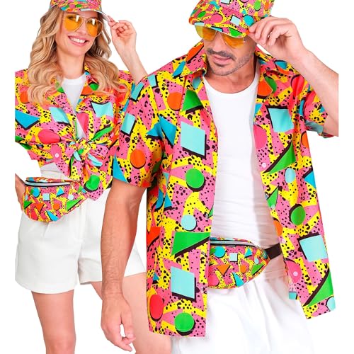 W WIDMANN MILANO Party Fashion - 80er Jahre Funky Fashion Hemd, Party Outfit, Shirt, Oberteil, Faschingskostüme W WIDMANN MILANO Party Fashion - 80er Jahre Funky Fashion Hemd, Party Outfit, Shirt, Oberteil, Faschingskostüme von W WIDMANN MILANO Party Fashion