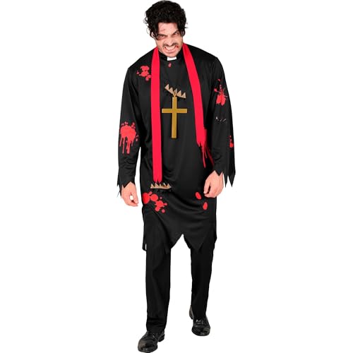 W WIDMANN MILANO Party Fashion - Kostüm Zombie Priester, Robe, Schal, Kreuz, gruselige Halloween Verkleidung W WIDMANN MILANO Party Fashion - Kostüm Zombie Priester, Robe, Schal, Kreuz, gruselige Halloween Verkleidung von W WIDMANN MILANO Party Fashion