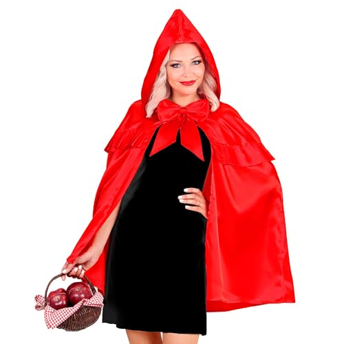 W WIDMANN MILANO Party Fashion 96900 - Umhang mit Kapuze, rot, Märchen von W WIDMANN MILANO Party Fashion