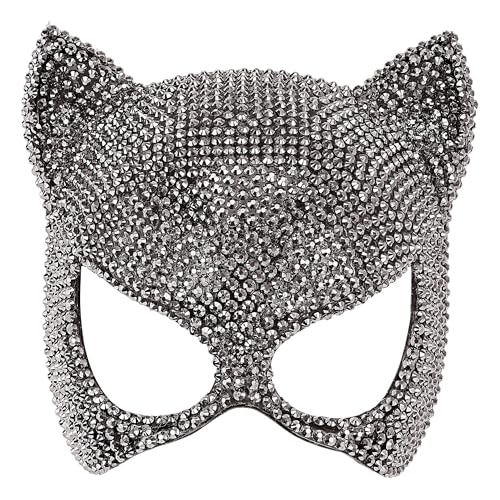 W WIDMANN MILANO Party Fashion - Augenmaske Katze, Halbmaske, Gesichtsmaske, Accessoire für Kostüm zu Karneval W WIDMANN MILANO Party Fashion - Augenmaske Katze, Halbmaske, Gesichtsmaske, Accessoire für Kostüm zu Karneval von W WIDMANN MILANO Party Fashion