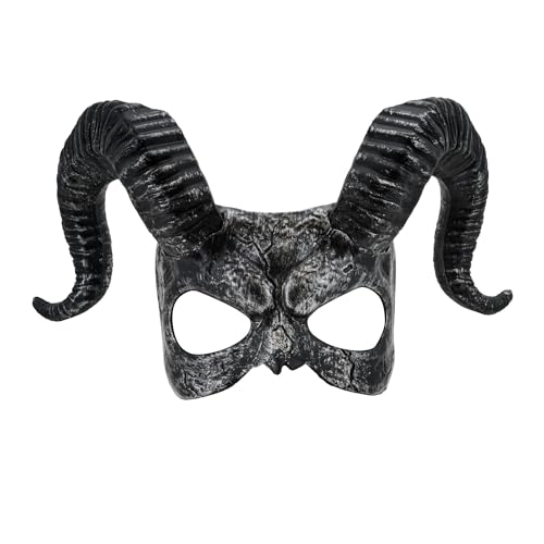 W WIDMANN MILANO Party Fashion - Augenmaske mit Hörnern für Erwachsene, Schamanen Maske, Accessoire Halloween, Karneval W WIDMANN MILANO Party Fashion - Augenmaske mit Hörnern für Erwachsene, Schamanen Maske, Accessoire Halloween, Karneval von W WIDMANN MILANO Party Fashion