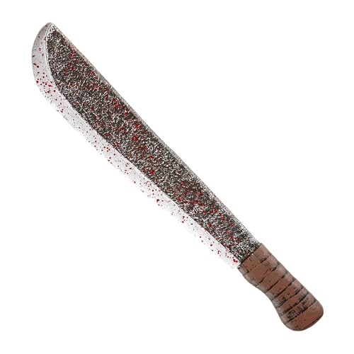 W WIDMANN MILANO Party Fashion - Blutige Machete, 56 cm, Spielzeugwaffe, Accessoire Halloween von W WIDMANN MILANO Party Fashion