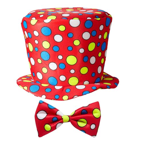 W WIDMANN MILANO Party Fashion - Clown Hut mit Fliege, 2-tlg. Set, für Kinder, Zirkus, Geburtstag, Kostüm, Accessoire, Karneval, Rot W WIDMANN MILANO Party Fashion - Clown Hut mit Fliege, 2-tlg. Set, für Kinder, Zirkus, Geburtstag, Kostüm, Accessoire, Karneval, Rot von WIDMANN MILANO PARTY FASHION