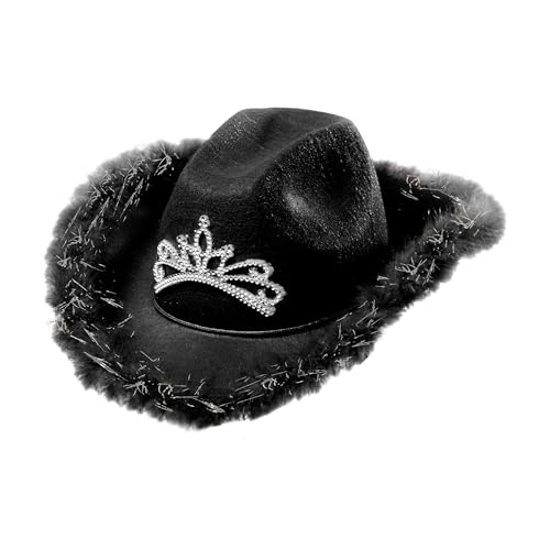 W WIDMANN MILANO Party Fashion - Cowboyhut mit Tiara und Lametta, Western, Indianer, Texas, Ranger, Junggesellenabschied W WIDMANN MILANO Party Fashion - Cowboyhut mit Tiara und Lametta, Western, Indianer, Texas, Ranger, Junggesellenabschied von W WIDMANN MILANO Party Fashion