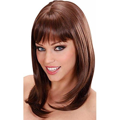 W WIDMANN MILANO Party Fashion D9181 - Dream Hair Perücke Ashley, braun, gestuft mit Pony, Kunsthaar, Mottoparty, Karneval W WIDMANN MILANO Party Fashion D9181 - Dream Hair Perücke Ashley, braun, gestuft mit Pony, Kunsthaar, Mottoparty, Karneval von W WIDMANN MILANO Party Fashion