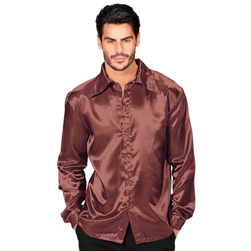 W WIDMANN MILANO Party Fashion - Discohemd 70er Jahre, Langarmhemd, Satinhemd, Fasching W WIDMANN MILANO Party Fashion - Discohemd 70er Jahre, Langarmhemd, Satinhemd, Fasching von W WIDMANN MILANO Party Fashion