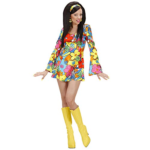 W WIDMANN MILANO Party Fashion 10131502 Erwachsenenkostüm Flower Power, Damen, Mehrfarbig, S von WIDMANN MILANO PARTY FASHION