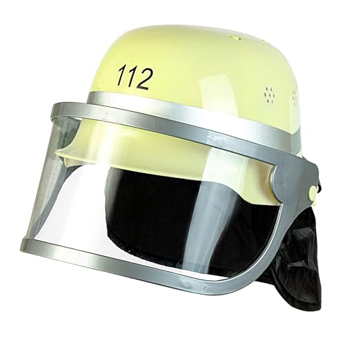 W WIDMANN MILANO Party Fashion - Feuerwehrhelm mit Visier für Kinder, aus Hartplastik, Uniform, Feuerwehr Ausrüstung W WIDMANN MILANO Party Fashion - Feuerwehrhelm mit Visier für Kinder, aus Hartplastik, Uniform, Feuerwehr Ausrüstung von W WIDMANN MILANO Party Fashion