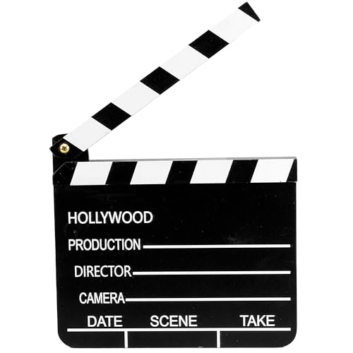 W WIDMANN MILANO Party Fashion - Filmklappe, 20 x 18 cm, Film Requisiten, Regieklappe, Hollywood Mottoparty W WIDMANN MILANO Party Fashion - Filmklappe, 20 x 18 cm, Film Requisiten, Regieklappe, Hollywood Mottoparty von W WIDMANN MILANO Party Fashion