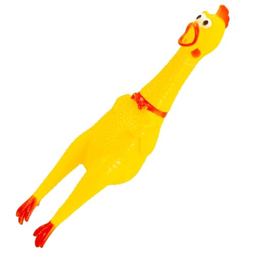 W WIDMANN MILANO Party Fashion - Gackerndes Huhn, 38 cm, Gummitier, Henne, Accessoire für Kostüme, lustiges Geschenk W WIDMANN MILANO Party Fashion - Gackerndes Huhn, 38 cm, Gummitier, Henne, Accessoire für Kostüme, lustiges Geschenk von W WIDMANN MILANO Party Fashion