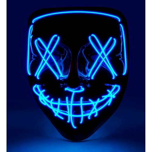 W WIDMANN MILANO Party Fashion - Gruselige LED Maske, leuchtendes Gesicht, Psychopath, Dämon, Halloween W WIDMANN MILANO Party Fashion - Gruselige LED Maske, leuchtendes Gesicht, Psychopath, Dämon, Halloween von W WIDMANN MILANO Party Fashion