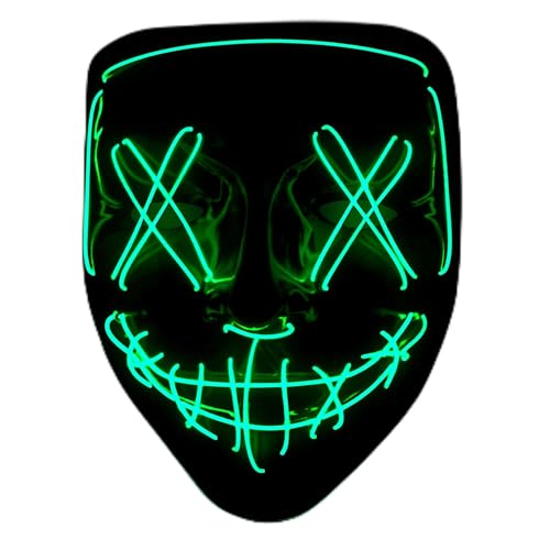 W WIDMANN MILANO Party Fashion - Gruselige LED Maske, leuchtendes Gesicht, Psychopath, Dämon, Halloween W WIDMANN MILANO Party Fashion - Gruselige LED Maske, leuchtendes Gesicht, Psychopath, Dämon, Halloween von W WIDMANN MILANO Party Fashion