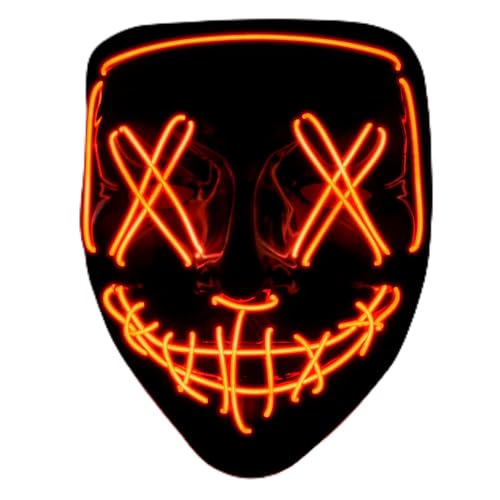 W WIDMANN MILANO Party Fashion - Gruselige LED Maske, leuchtendes Gesicht, Psychopath, Dämon, Halloween W WIDMANN MILANO Party Fashion - Gruselige LED Maske, leuchtendes Gesicht, Psychopath, Dämon, Halloween von W WIDMANN MILANO Party Fashion