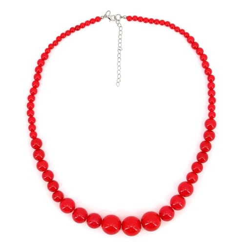 WIDMANN "70s BEADED NECKLACE" red - von W WIDMANN MILANO Party Fashion