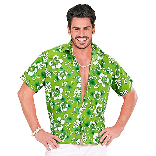 Widmann - Hawaii Hemd Herren, grün, Blumenhemd, Beachparty, Faschingskostüme, Karneval von W WIDMANN MILANO Party Fashion