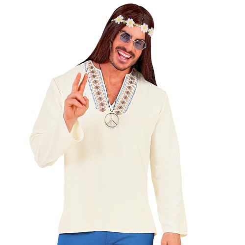 W WIDMANN MILANO Party Fashion - Hippie Hemd, 60er Jahre boho Oberteil, Flower Power Outfit, für Karneval, Festival W WIDMANN MILANO Party Fashion - Hippie Hemd, 60er Jahre boho Oberteil, Flower Power Outfit, für Karneval, Festival von W WIDMANN MILANO Party Fashion